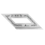 Shinwa verstekhaak 45° met aanslag 32712