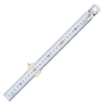 Shinwa RVS liniaal 30 cm - met stop 76752